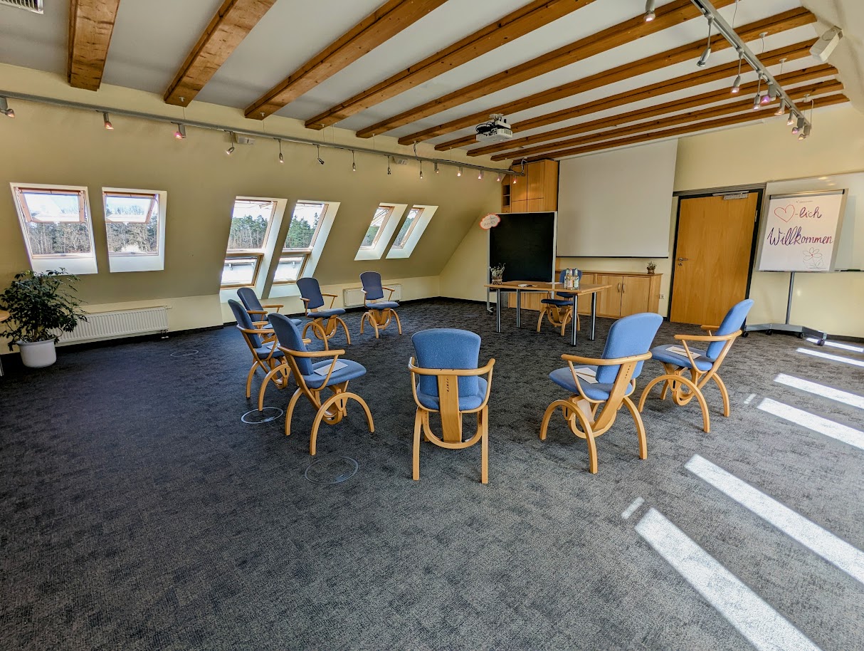 Seminarraum "Leidenschaft" für bis zu 38 Personen im Hubert-Schwarz-Zentrum